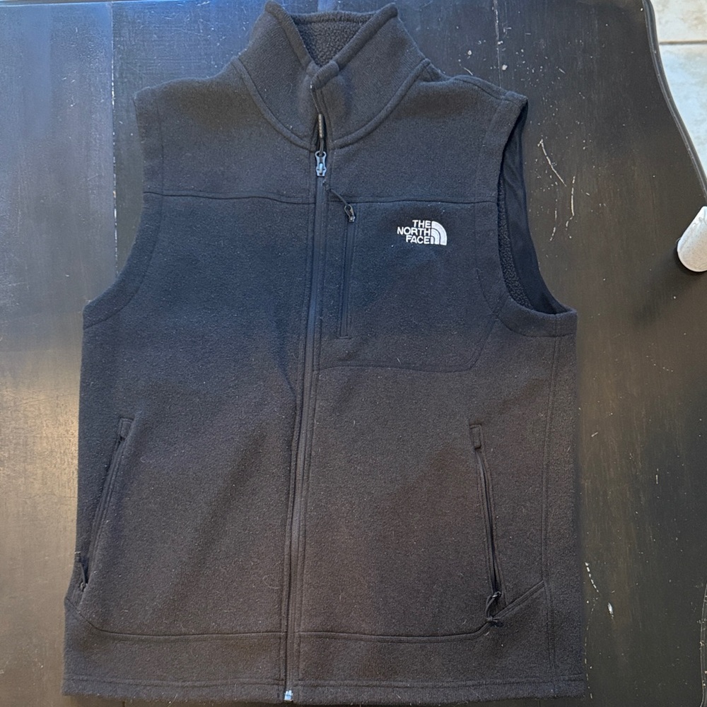 The North Face Black Sleeveless Fleece Jacket